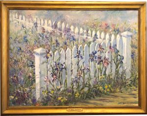 Iris Garden (framed 35x45")